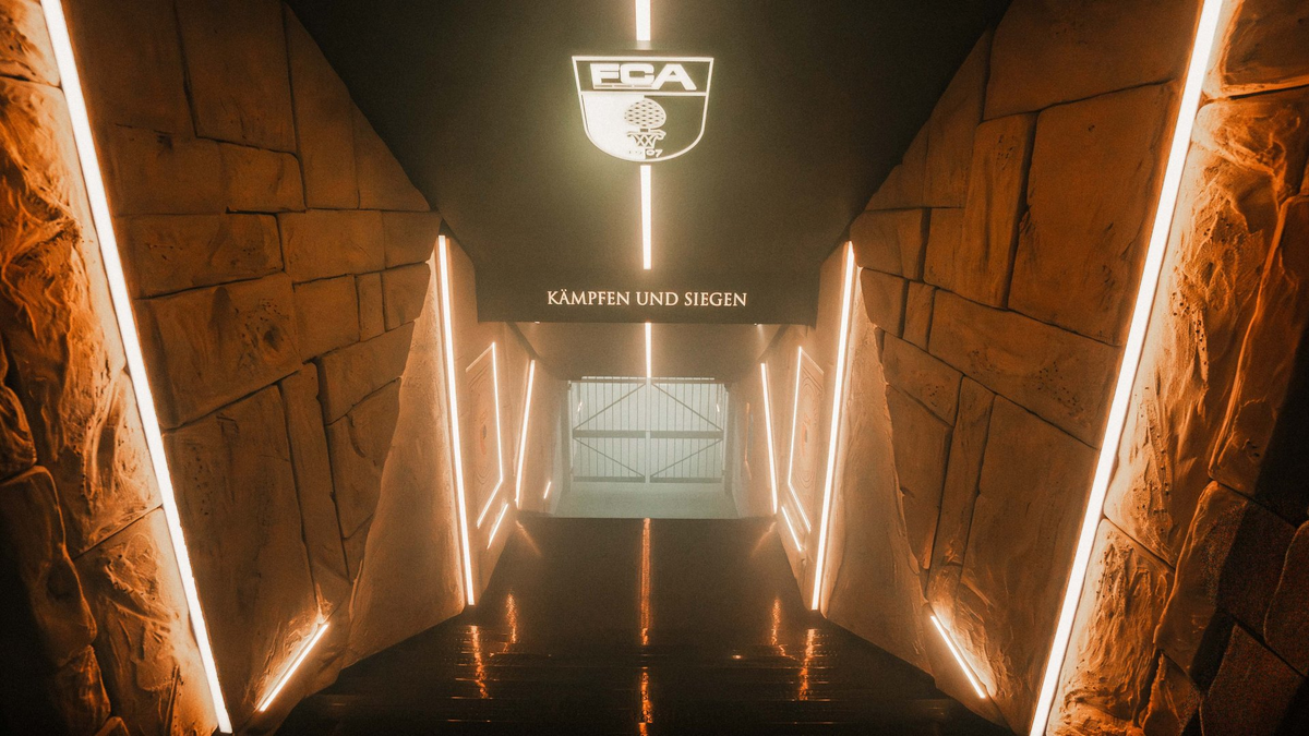 Gladiators of the WWK Arena: FC Augsburg’s Roman-Inspired Tunnel